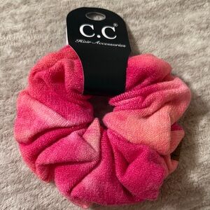 C.C Vibrant Pink Ombre Scrunchie
